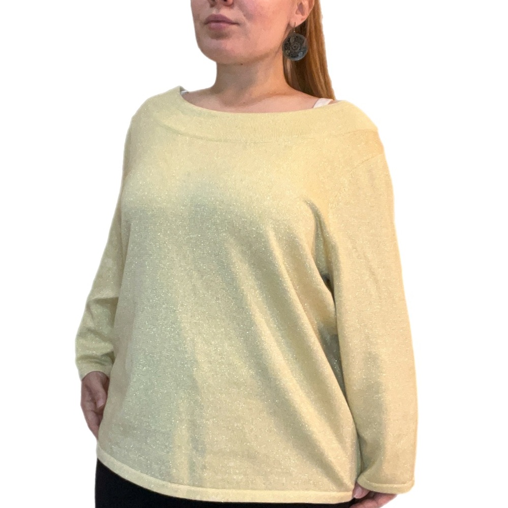 Bob Mackie Gold Shimmer Top